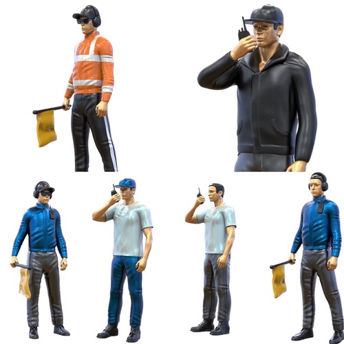 Set figurines piste 1 - figurines, de