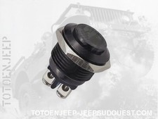 BP BOUTON POUSSOIR MOMENTANE SIRENE DEMARREUR 16MM . JEEP WILLYS DODGE US WW2