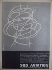 5/1964 PUB SUD AVIATION ALOUETTE 2 3 SUPER-FRELON DJINN HELICOPTER FRENCH AD
