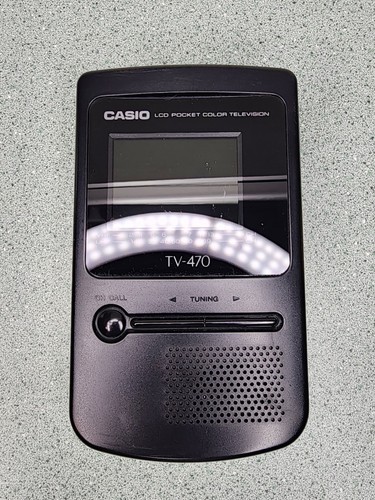 Vintage casio 470 - tv-470, handheld