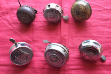 lot de 6 sonnettes de vélo  1920-40 /  ROMA ; LA CIOTAT / ST CHRISTOPHE ...