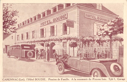 Cpa carennac l hotel - cpa, l'hotel