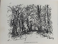 lithographie originale signée André HAMBOURG 21/27