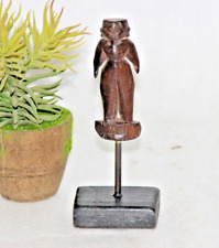 Figurine En Bois Ancienne Femme Originale Sculptée À La Main Décorative 15940