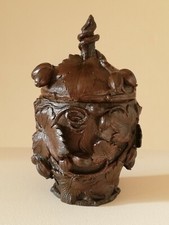 Pot à tabac ancien en bronze