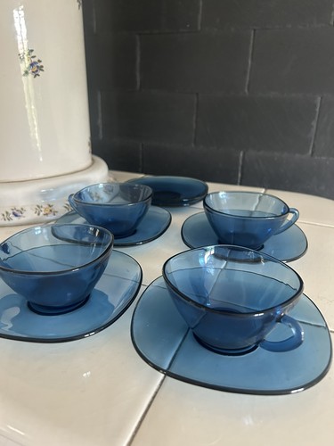 Lot tasses soucoupes vereco - lot, et