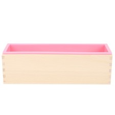 1200G Savon de Bricolage Savon en Bois Boîte de Moule Pain Rectangulaire Do9906
