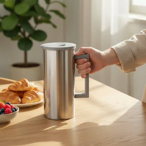 Carafe inox grande - carafe,