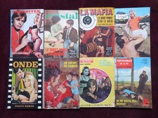 Lot de HUIT photos romans inédits pour adultes - Fin 60, début 70