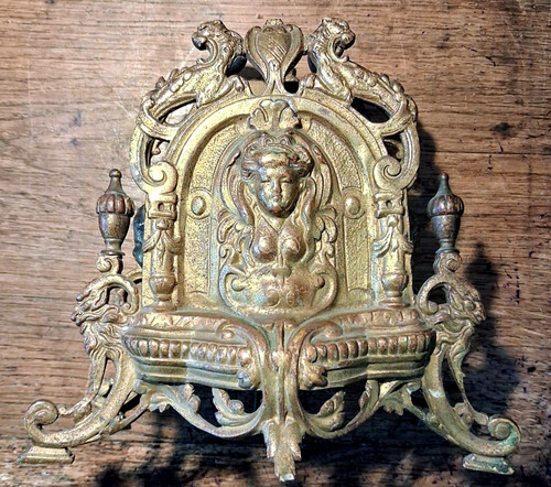 Base candelabre bronze - base,