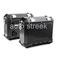 Genuine Royal Enfield "Nouvelle Himalayan 450" Panniers Boîte Paire Noire