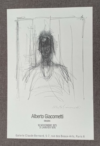 Affiche giacometti 43x65 - affiche,