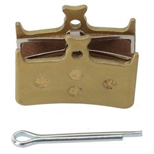 Plaquettes de frein ?? disque m??tal dor?? tout m??tal en boite pour course Hope