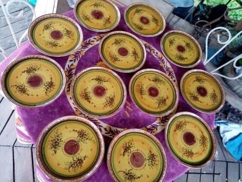 Assiette plate ronde - plate,