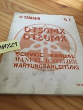 Yamaha DT50MX DT80MX 1981 DTMX