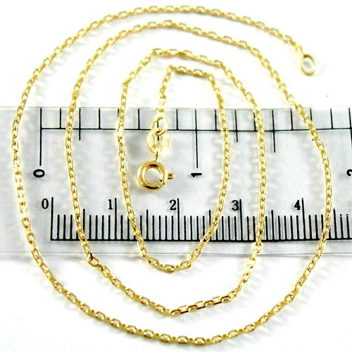 Chaîne jaune blanc 18k - ou,