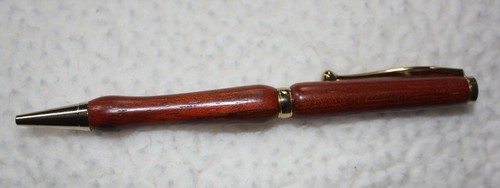 Handmade wooden pen mahogany - handmade,