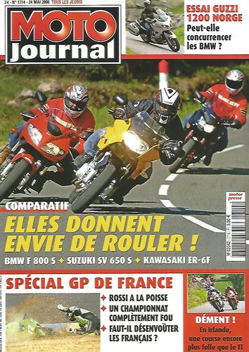 Moto journal 1714 bmw - n°1714, f800