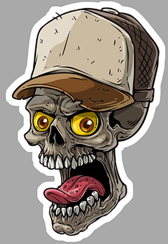 Tete mort rire ricanant - tete,