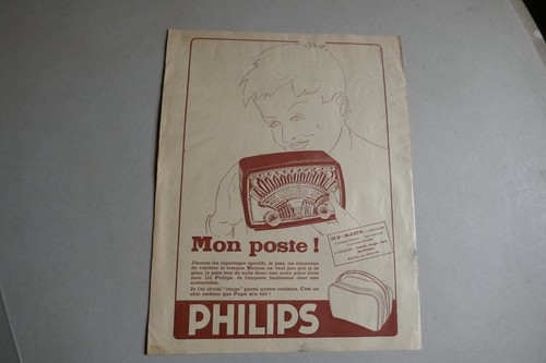 Publicité ancienne mon poste - publicité,