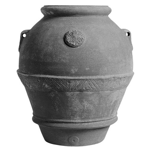 Pot terracotta grigio lava - terracotta,