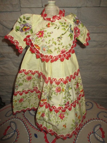 Robe tissu fleuri galon - et,