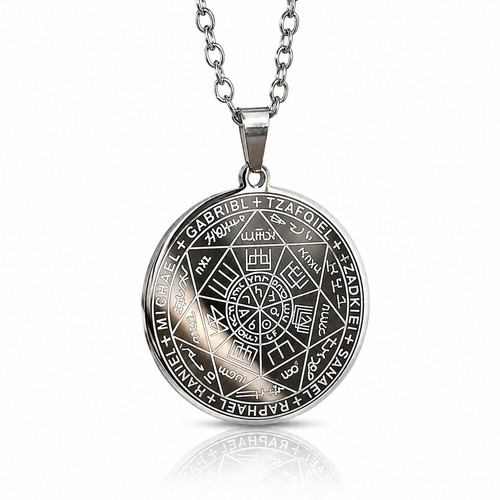 Collier pendentif archange - , 7