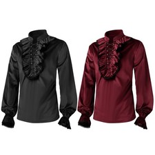 Chemise homme gothique jabot