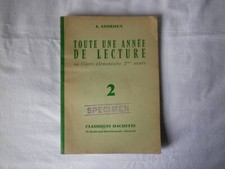 livre de lecture ancien, C E 2, année 1961