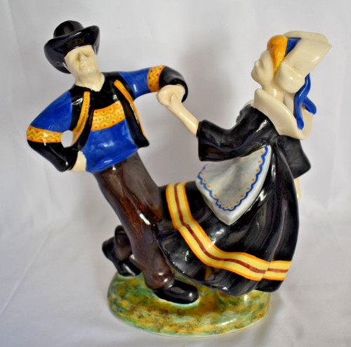 Statuette quimper couple - quimper, hb