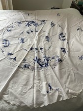 Nappe ronde vintage et