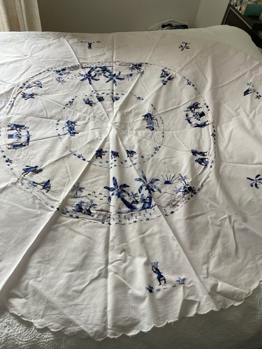 Nappe ronde vintage - , et