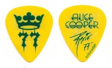Alice Cooper Ryan Roxie Signature Suédois Couronne Jaune Guitare Pick - 2013
