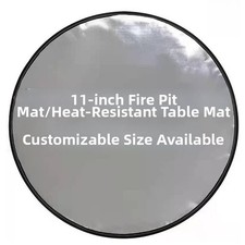 Tapis de barbecue extérieur résistant à la chaleur pour terrasse patios et pr