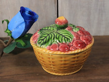 Ancien Confiturier Pot Couvert