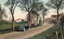 Dordogne - Thiviers - avenue de Périgueux - Peugeot 201 - cachet Eyzerac 1936