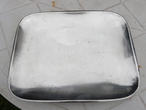 Ancien plat plateau - , métal