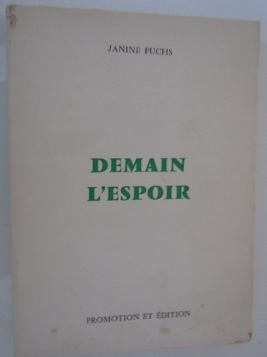 Demain espoir janine fuchs - demain, /