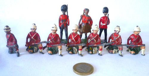 Anciens soldats plomb creux - 10,