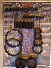 FLIPPER-STERN-ELVIRA S HOUSE OF HORRORS-KIT ELASTIQUES SILICONE NOIR