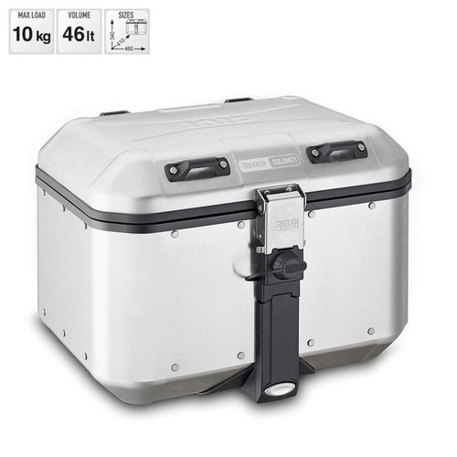 Coffre moto top case 46l - coffre,