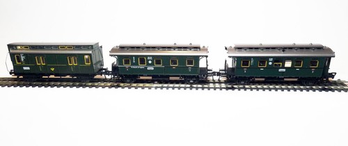 Fleischmann 3 wagons - ho,,