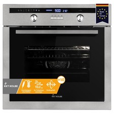 Four encastrable 60cm 70L Rôtisserie Gril Air chaud Tiroirs télescopiques