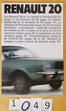 RENAULT 20 TL GTL TS