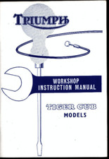 Manuel D'Atelier Triumph Tiger Cub T15 Terrier T20C T20T T20S 1954-1964