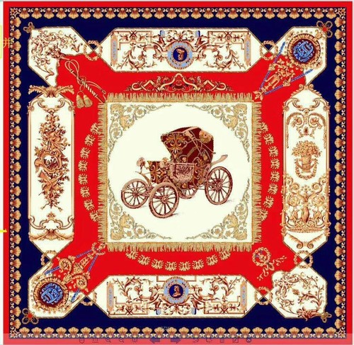 Silk scarf square - silk,