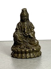Statuette figurine bronze Bodhisattva Guan Yin Kwan Yin Goddess