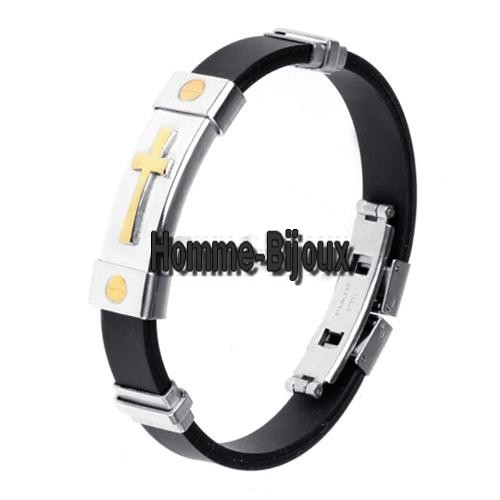 Bracelet gourmette homme - bracelet,