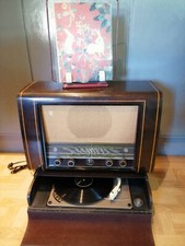 Ensemble Radio tourne disque année 50