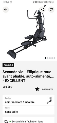 Vélo élliptique semi - semi, pro